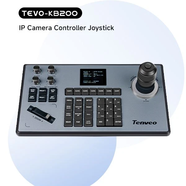 Tenveo KB200 PTZ kontroler IP kamera kontroler joystick podrška NDI POE