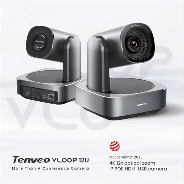 12X ZOOM 4K PTZ Camera Using for Conferencing and Live Streaming